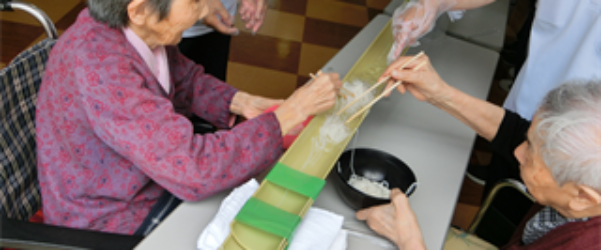 ユニット型特養　七夕行事