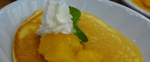 おやつ実演『ハワイアン』パンケーキ